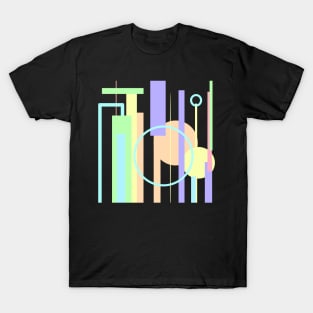 Pattern pastel geometric minimal T-Shirt